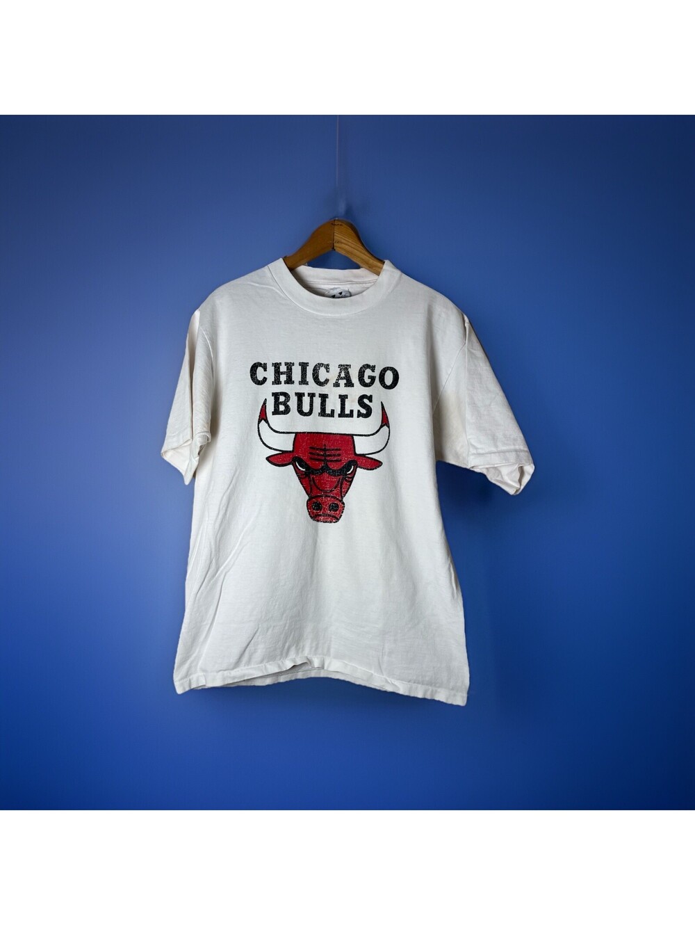 Vintage 80 90s Single Stitch NBA Chicago Bulls TShirt Retro Sports Y2K Large